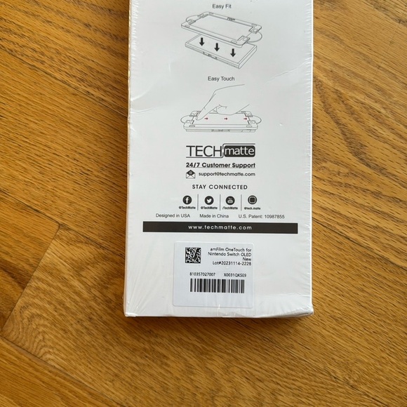 Nintendo switch AMFilm OneTouch Glass ONETOUCH Screen Protector Glass 2 Pack - Picture 2 of 2